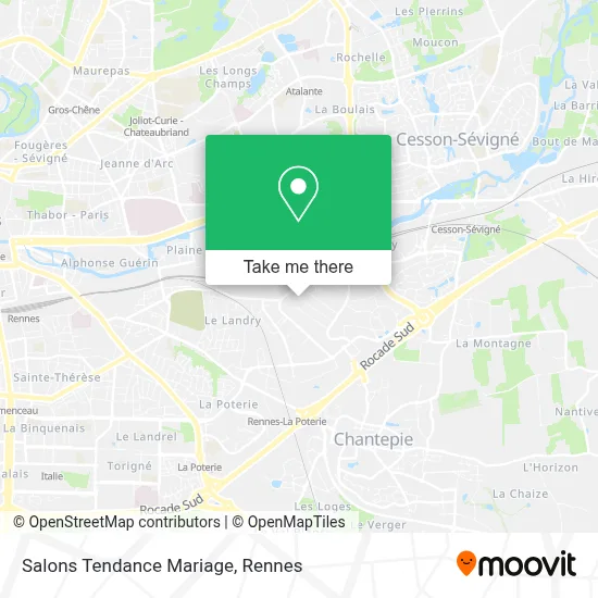 Salons Tendance Mariage map