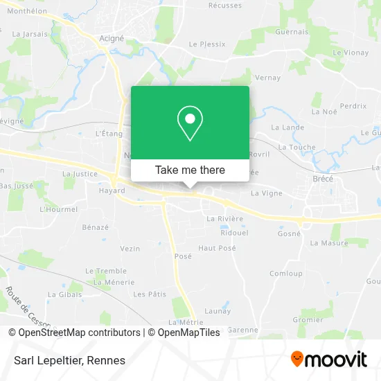 Sarl Lepeltier map