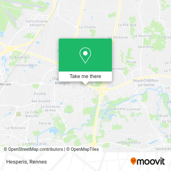 Mapa Hesperis