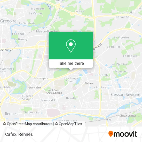 Cafex map