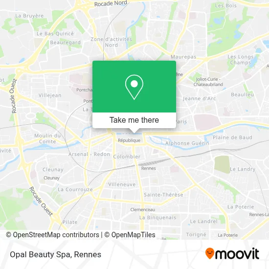 Opal Beauty Spa map