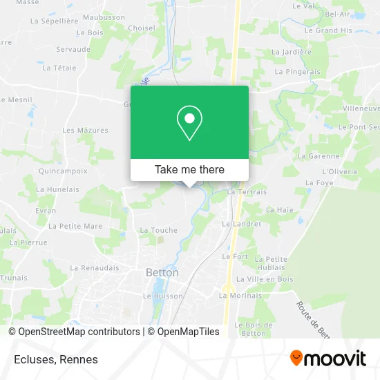 Mapa Ecluses