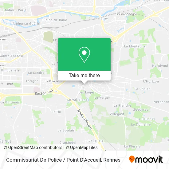Commissariat De Police / Point D'Accueil map