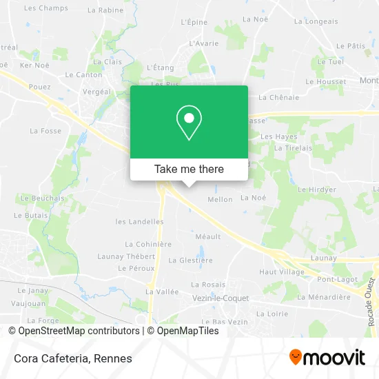 Mapa Cora Cafeteria