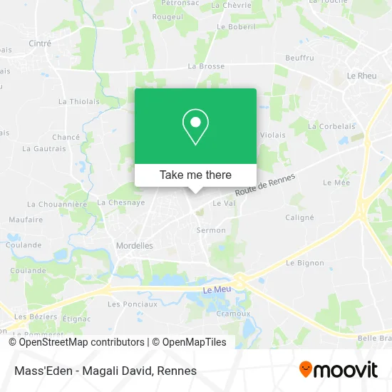 Mass'Eden - Magali David map
