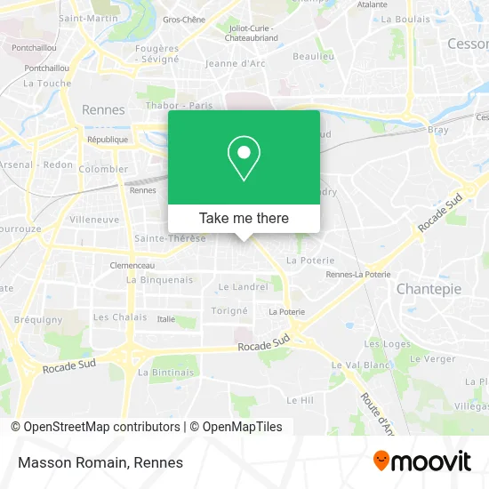 Masson Romain map