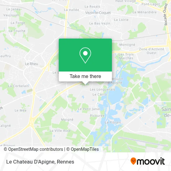 Le Chateau D'Apigne map
