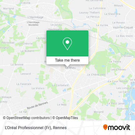 L'Oréal Professionnel (Fr) map
