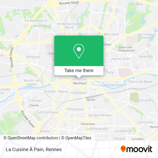 La Cuisine À Pain map