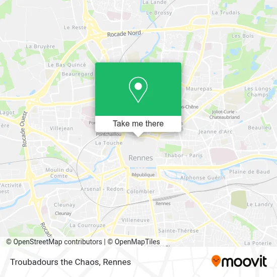 Troubadours the Chaos map