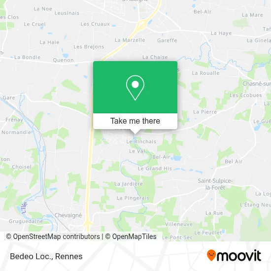 Bedeo Loc. map