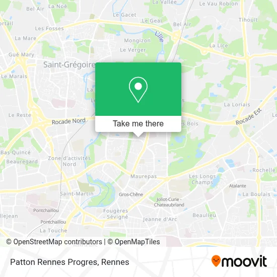 Patton Rennes Progres map