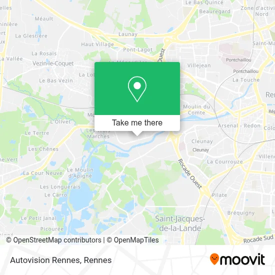 Autovision Rennes map