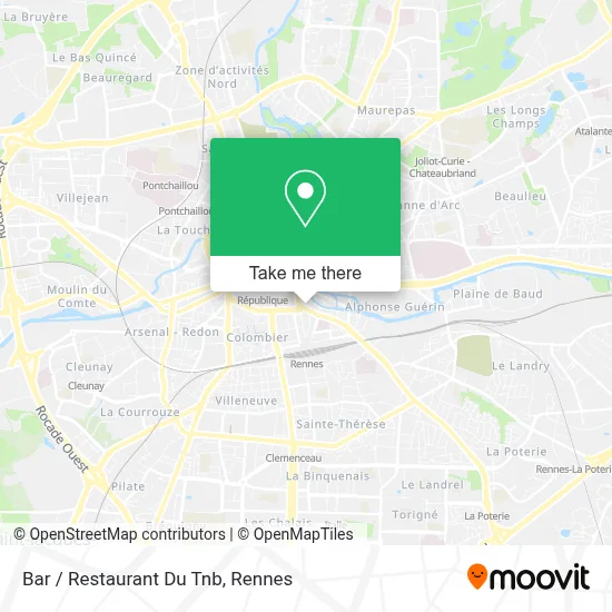 Bar / Restaurant Du Tnb map