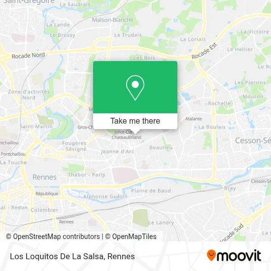 Los Loquitos De La Salsa map