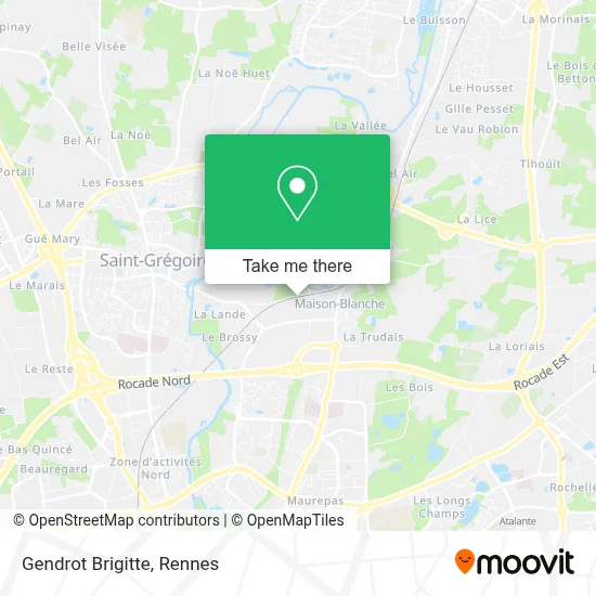 Mapa Gendrot Brigitte