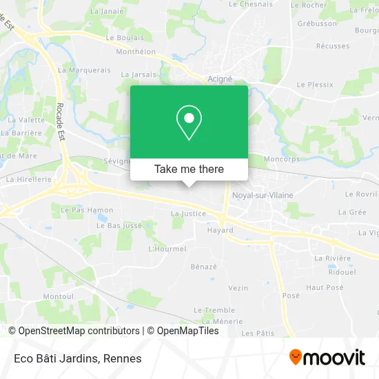 Eco Bâti Jardins map