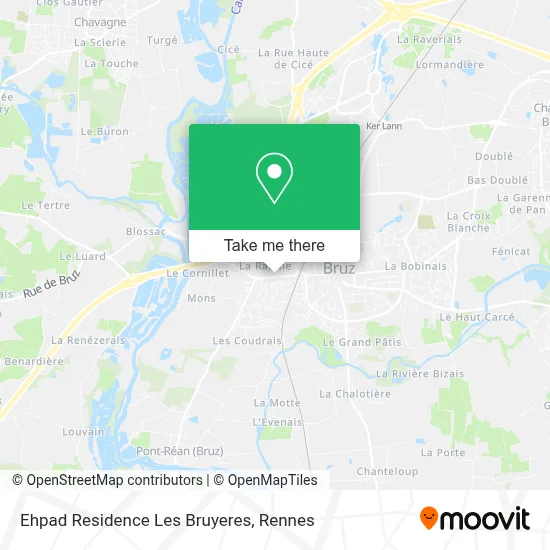 Ehpad Residence Les Bruyeres map
