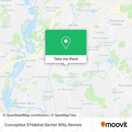 Concepteur D'Habitat Sachet Willy map