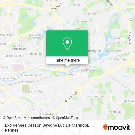 Exp Rennes Cesson Sevigne Luc De Merindol map