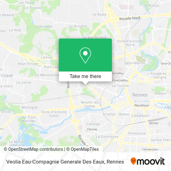 Veolia Eau-Compagnie Generale Des Eaux map