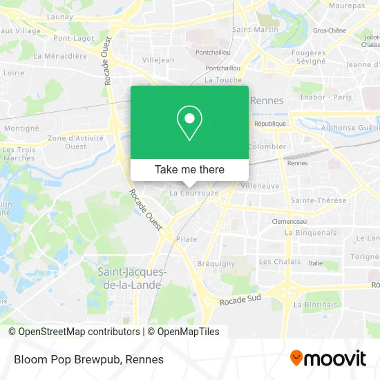 Bloom Pop Brewpub map