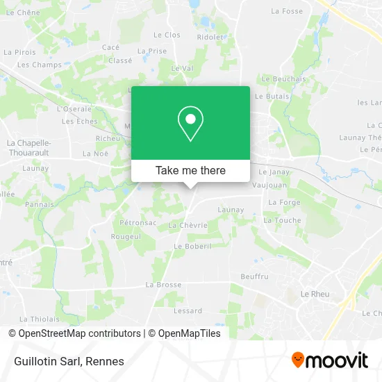 Guillotin Sarl map