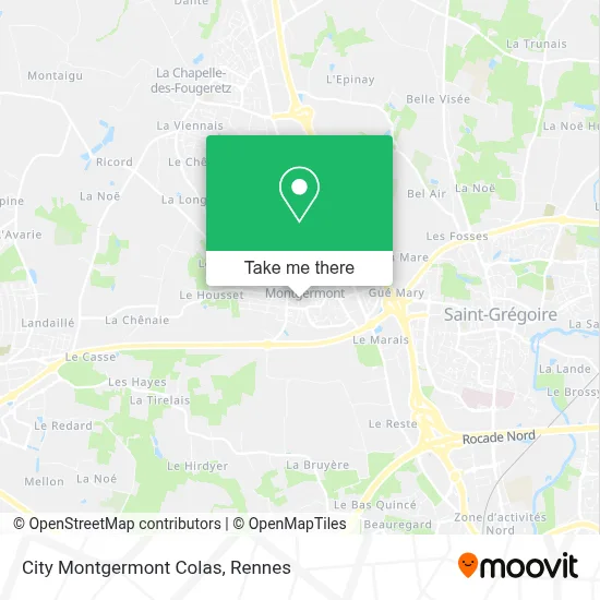 City Montgermont Colas map