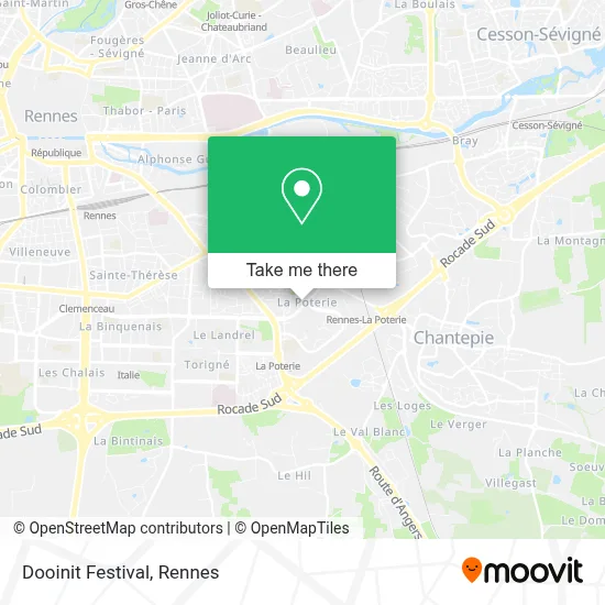 Dooinit Festival map