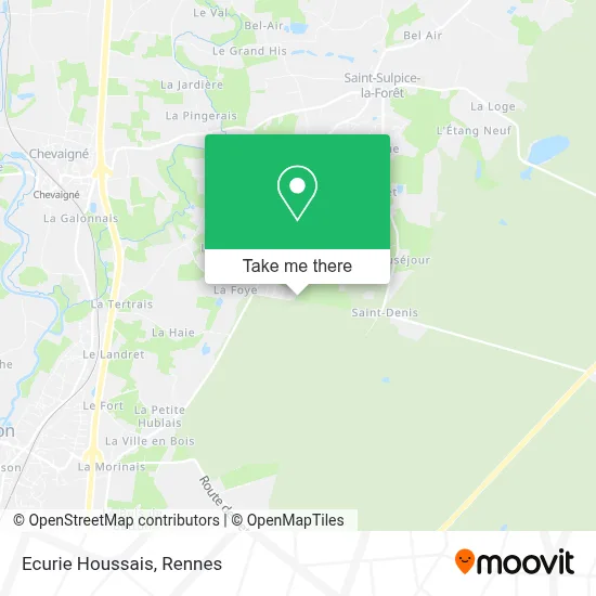 Ecurie Houssais map