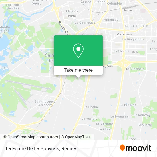 La Ferme De La Bouvrais map