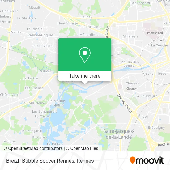 Breizh Bubble Soccer Rennes map