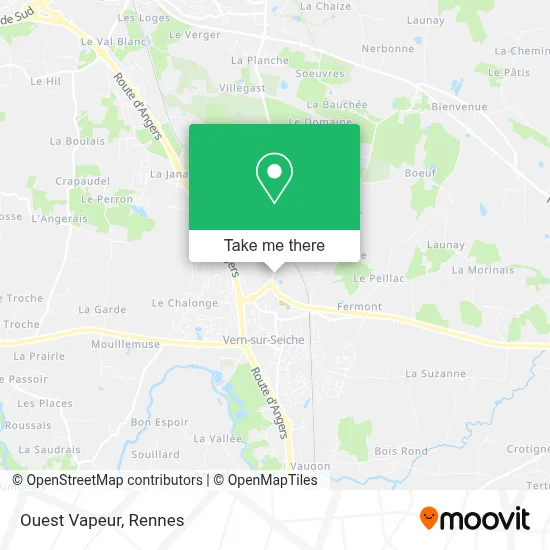 Ouest Vapeur map