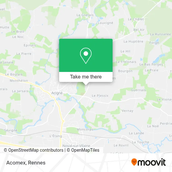 Acomex map