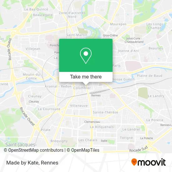 Made by Kate map