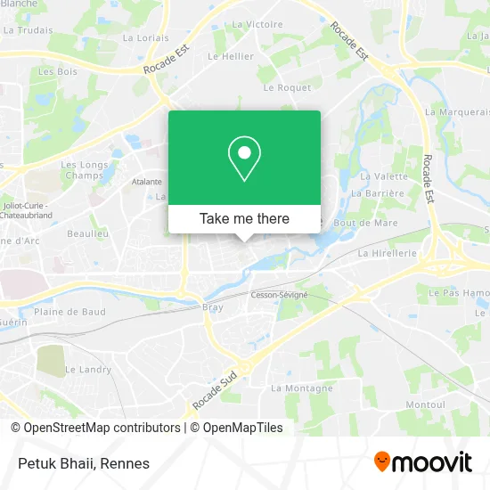 Petuk Bhaii map