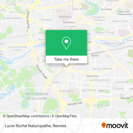 Lucie Roche Naturopathe map
