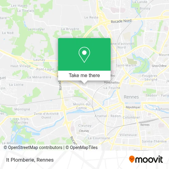 It Plomberie map