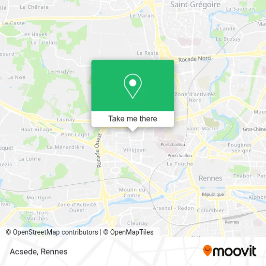 Acsede map