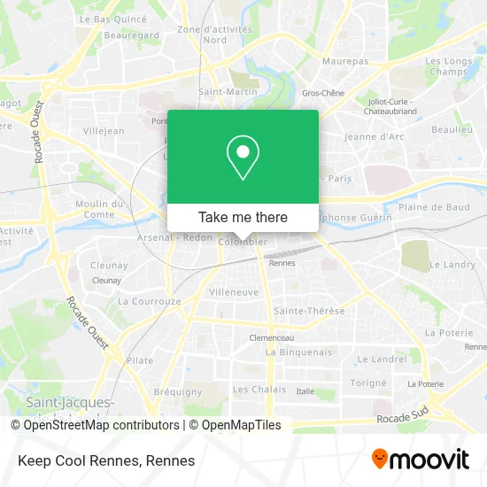 Keep Cool Rennes map