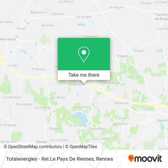 Totalenergies - Rel.Le Pays De Rennes map