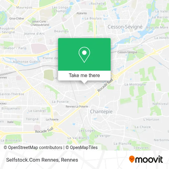 Selfstock.Com Rennes map