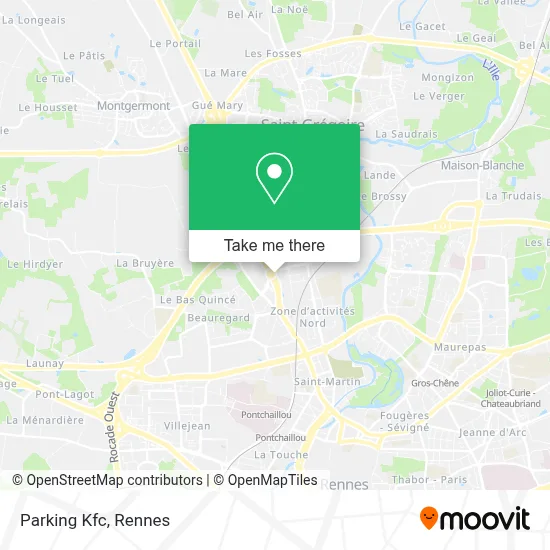 Parking Kfc map