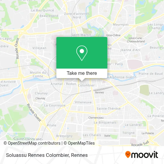 Soluassu Rennes Colombier map