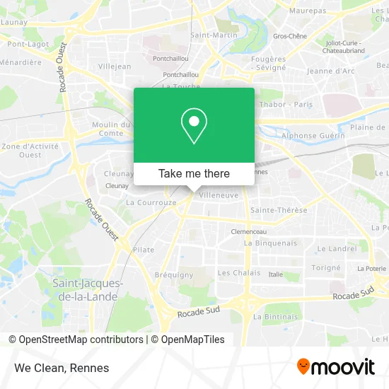 We Clean map