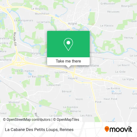 La Cabane Des Petits Loups map