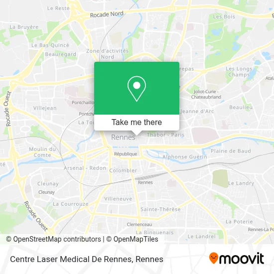 Centre Laser Medical De Rennes map