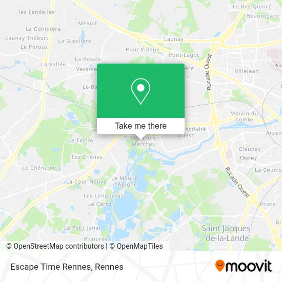 Escape Time Rennes map