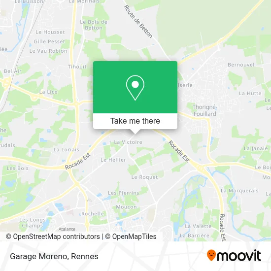 Garage Moreno map