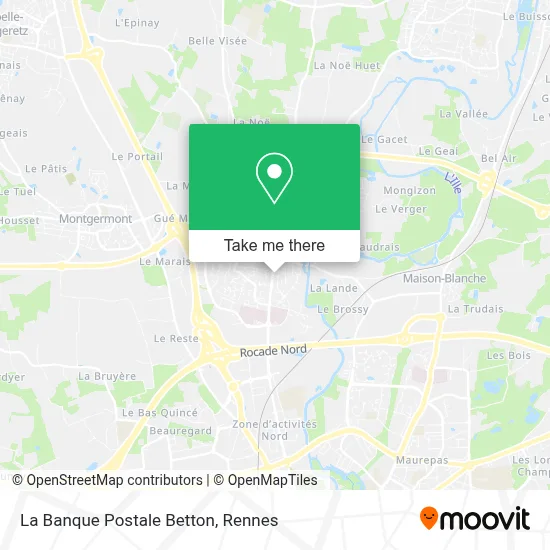 La Banque Postale Betton map